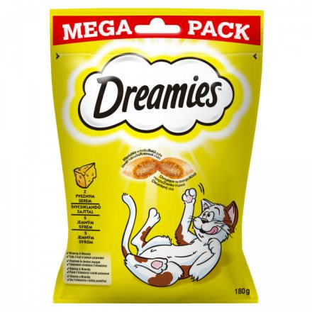 Dreamies jutalomfalat macskák számára Mega Pack 180g Sajttal