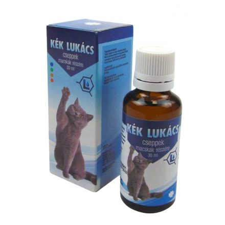 Kék Lukács Cseppek Macskáknak 30ml